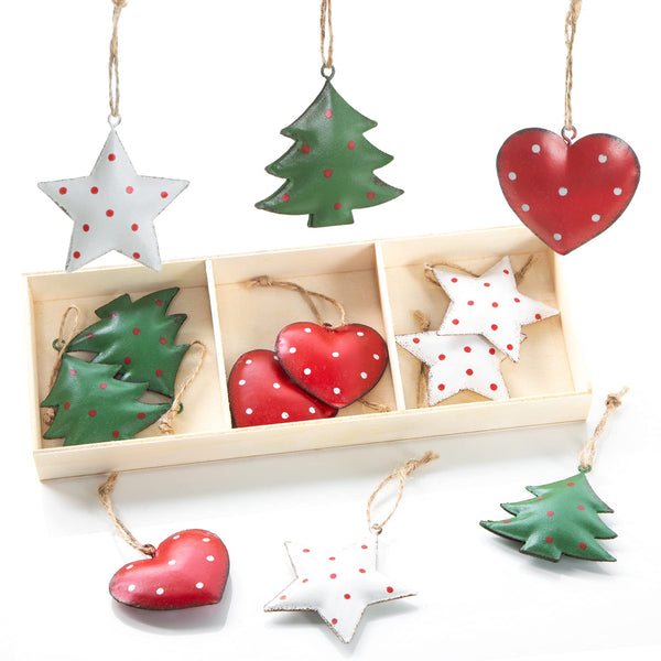 Braune Tüten mit Boden 14 x 22 x 5,6 cm + Weihnachtsbanderolen "Nikolaus" 10 Stück