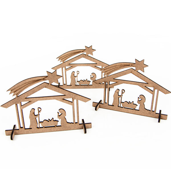 3 große Osterhasen Figuren aus Stoff 17 - 27 cm Happy Easter schwarz weiß