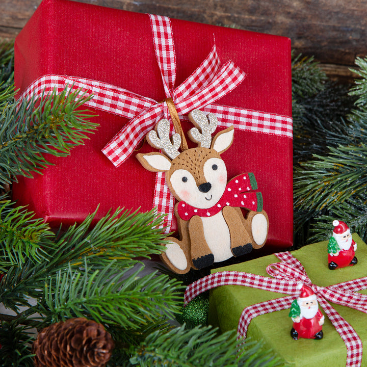 3 Filztaschen Lebkuchenhaus Geschenkverpackung Tüte Weihnachten