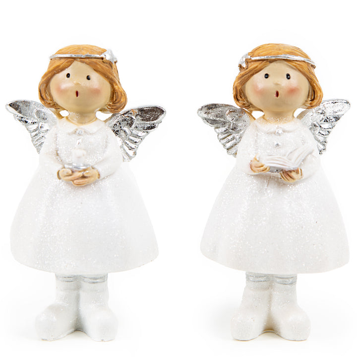12 Mini Weihnachtsmänner mit Stern Nikolaus Miniatur Weihnachten 3 cm