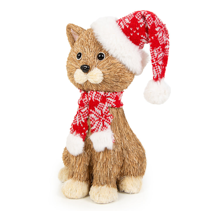 8 Holz Schneeflocken Anhänger - Weihnachtsbaumanhänger Ø 8 cm