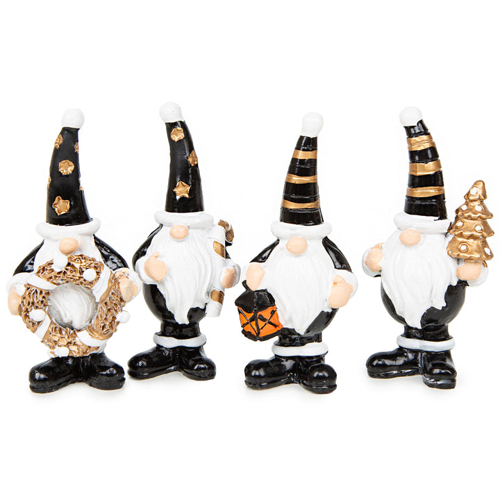 5 mini Santa Figuren - kleines Wichtelgeschenk Weihnachten Kleinigkeit