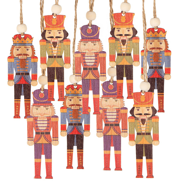 5 kleine Weihnachtsbaum Figuren weiß - Winter Weihnachten Deko 4,5 cm