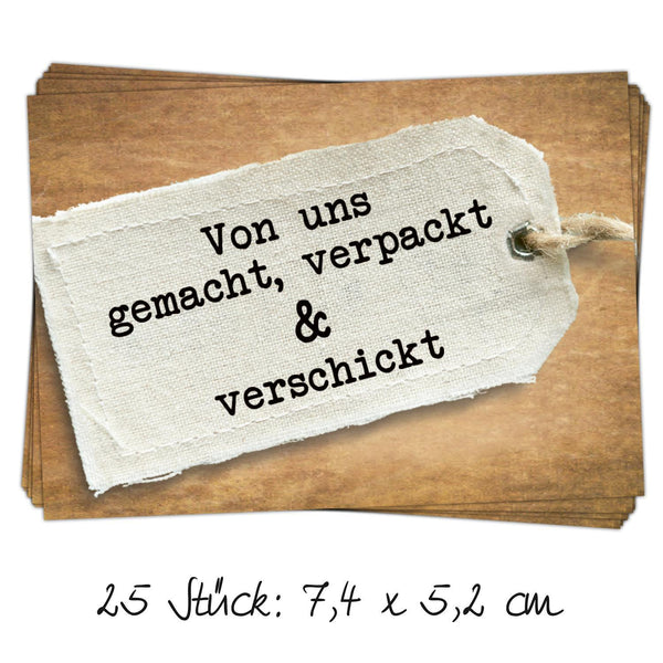 Produktaufkleber für Selbstgemachtes & Produkte aus eigener Herstellung - Aufkleber DIY Artikel - Foto 1