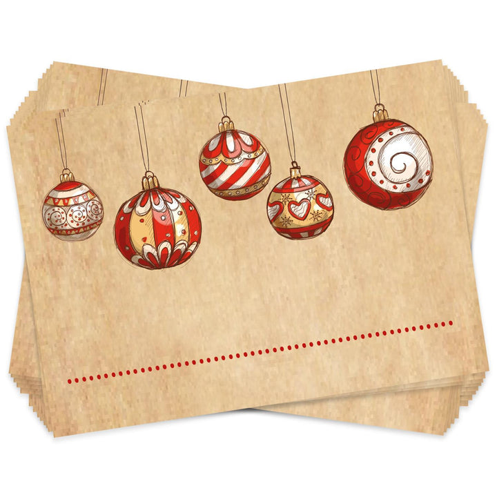 25 Weihnachtsaufkleber zum Beschriften Namensaufkleber Weihnachtsgeschenke