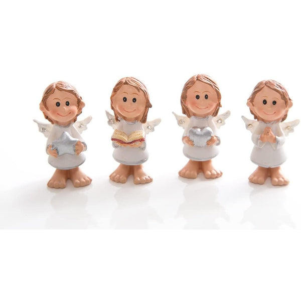 12 kleine Mini-Schutzengel Engel Engelfiguren 4,5 cm zur Kommunion Weihnachten Firmung Taufe als Tisch-Deko Mitgebsel Gastgeschenk give-away - Foto 1