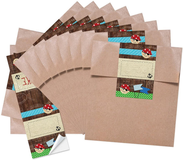 10 Stück kleine braune Block-Bodenbeutel MIT FENSTER + Pergamin-Einlage 10,5 x 6,5 x 29 cm + 10 rot grün gelber WEIHNACHTSBAUM Weihnachts-Aufkleber - Papiertüten lebensmittel-echt