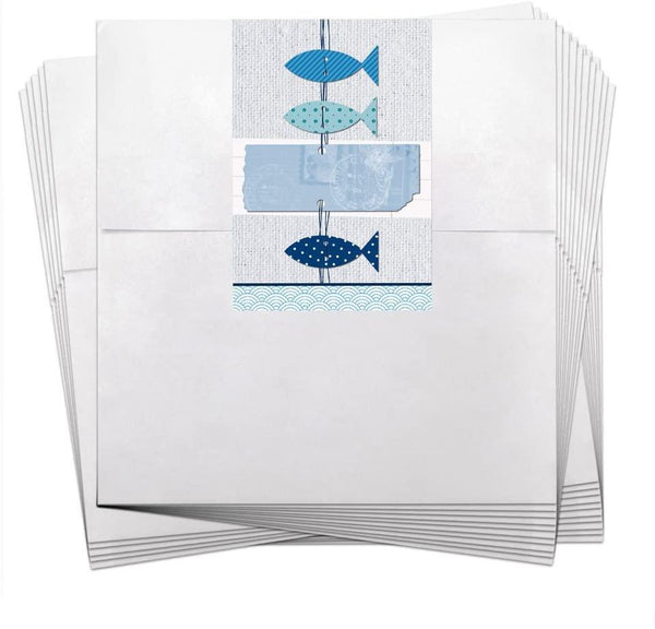 10 kleine weiße Geschenktüten Papiertüten Verpackung für Geschenke 13 x 18 + 2 cm Lasche inkl. Aufkleber SCHÖN DASS DU DA BIST rot gepunktetes Herz - Nostalgie Look braun auch als Tischkarte