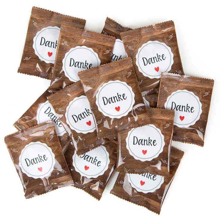 24 kleine Süßigkeiten Gummibärchen mit DANKE Aufkleber - Mini Geschenke