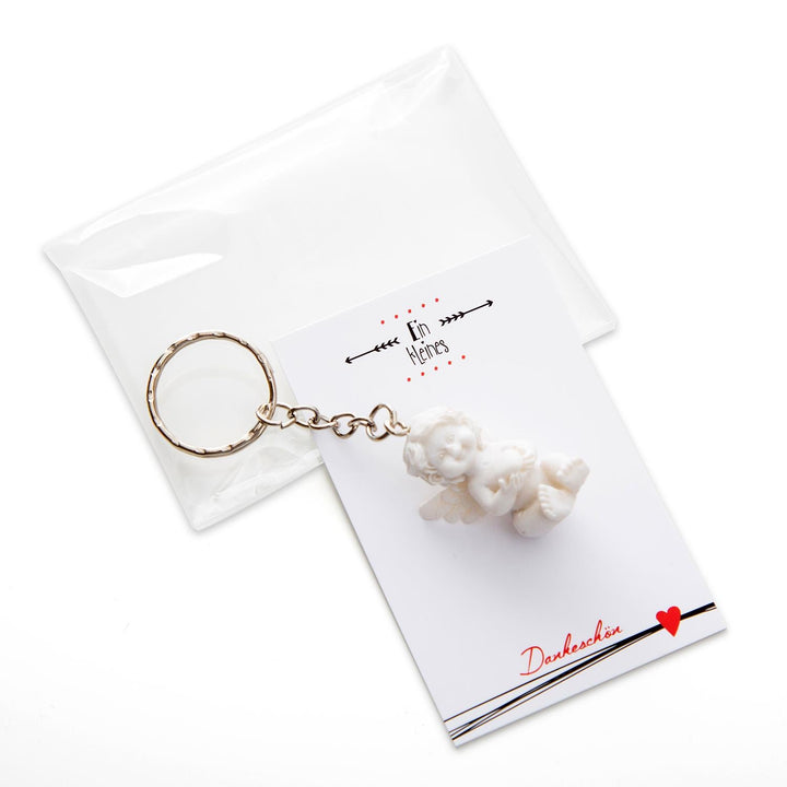 Kleine Geschenke - weiße Schutzengel mit Karte Ein kleines Dankeschön - Foto 3