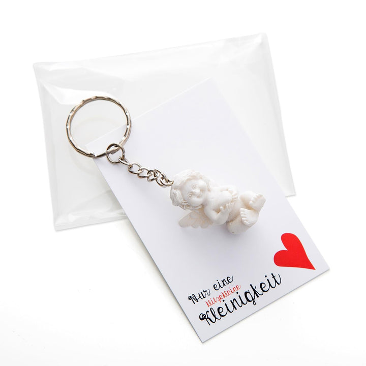 Kleine Geschenke - Nur eine klitzekleine Kleinigkeit Kärtchen in weiß schwarz & weiße Engel - Foto 3