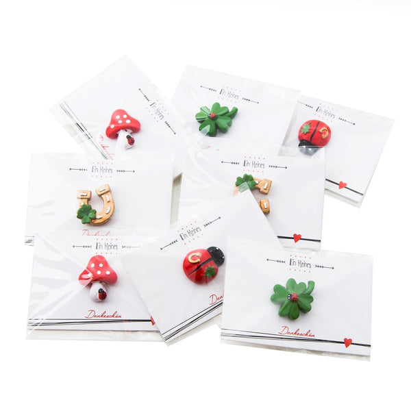 Mini Gastgeschenke - verschiedene Glücksbringer & Kärtchen Ein kleines Dankeschön - Foto 1