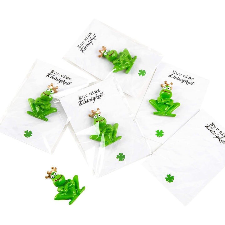 Mini Geschenke - grüner Froschkönig + weiß schwarze Karte Nur eine klitzekleine Kleinigkeit - Foto 2