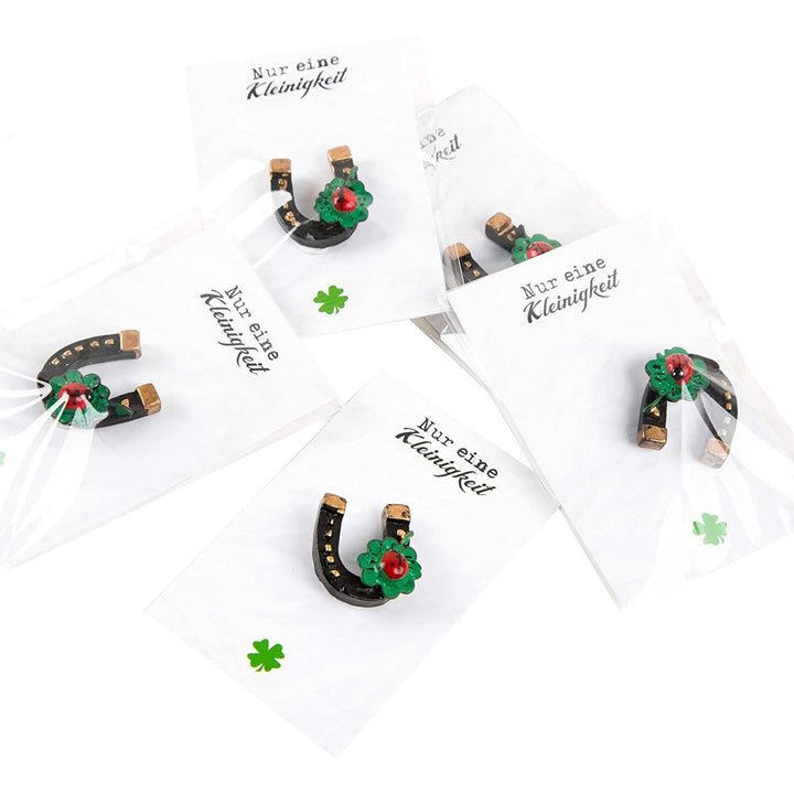 Kleine Hufeisen mit Marienkäfern & Nur eine Kleingkeit Karten - Foto 2