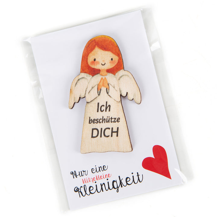 2 Weihnachten Deko Katzen gold weiß - Weihnachtskatzen 8 cm
