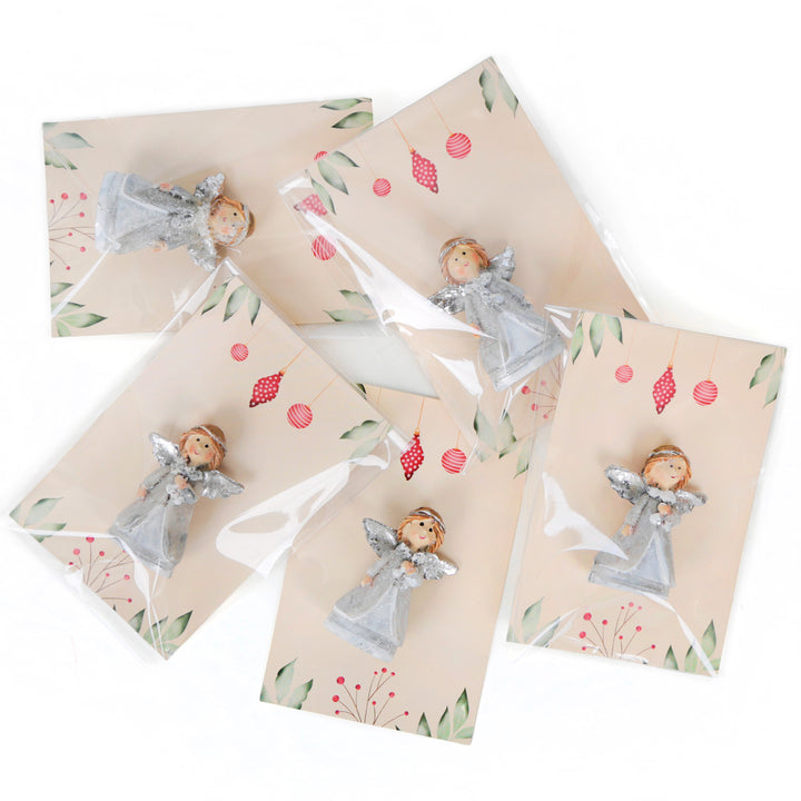 3 lustige Weihnachtskarten mit Wichtel und Glücksbringe 10,5 x 14,8 cm