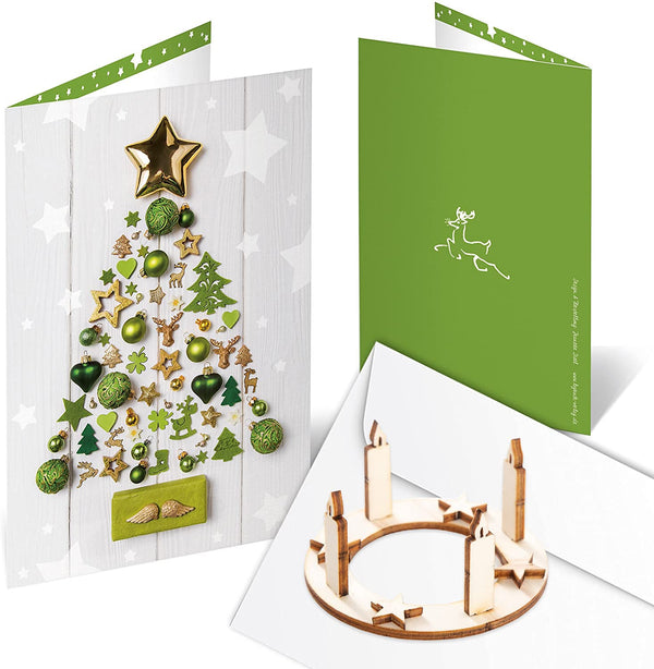 kleine Geschenktüte (16,5 x 26 x 6,5 cm) +  Geschenkaufkleber (5 x 14 cm) "Nur eine klitzekleine Kleinigkeit"