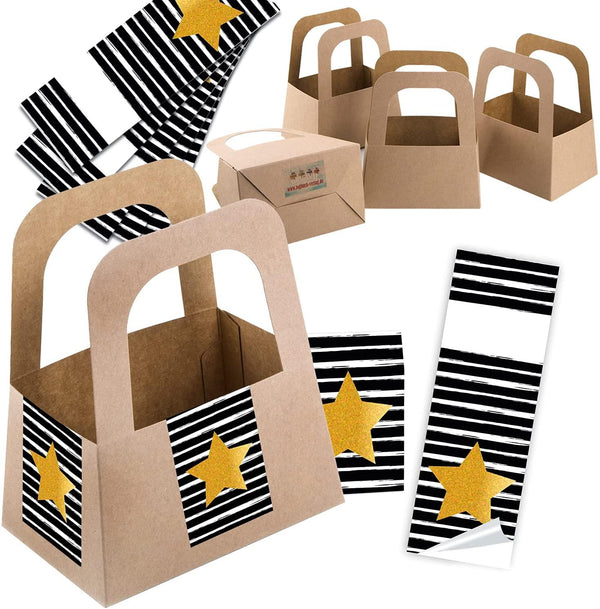 SET Adventskalender basteln 24 natur braun Papiertüte + 1 bis 24 Zahlen Nummern Aufkleber HIRSCH rot grün Adventskalenderzahlen Befüllen Tüten