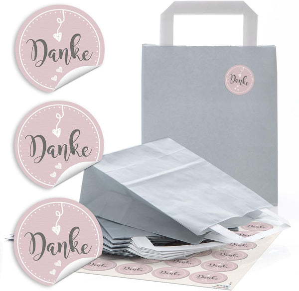100 kleine braune Papiertüten Kraftpapier mit Boden Sicht-Fenster Pergamin 7 x 4 x 20,5 cm + 100 Aufkleber rot beige grün Weihnachten BAUM Geschenk-Verpackung Set bio natürlich