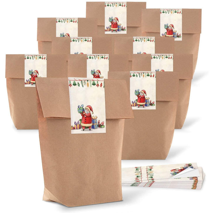 Aufkleberset mit 5 x 24 Aufklebern - Blankoaufkleber zum Beschriften + Sticker Sprüche Umwelt Natur