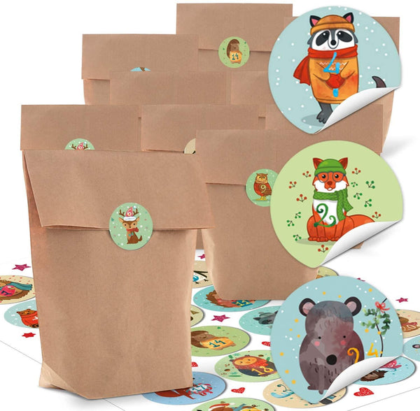 Logbuch-Verlag 5 Geschenktüten Ostern - Papiertüten + Osteranhänger als Alternative zum Osternest Ostertüte Ostergeschenk Verpackung