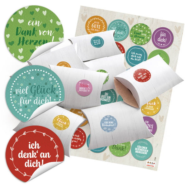 25 Stück kleine Geschenkboxen Geschenkschachtel in weißer Holz-Optik 14,5 x 10,5 + 3 cm als Verpackung für Gastgeschenke, Mitgebsel, give-aways, Kartons als Mini-Verpackung