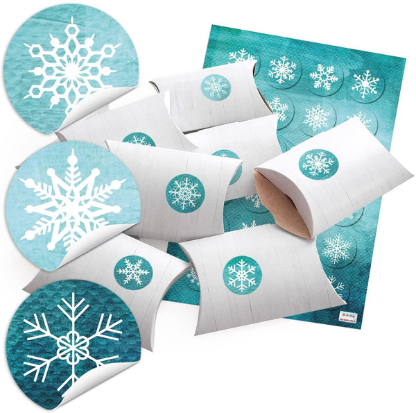 100 Stück kleine Geschenkboxen Geschenkschachtel in weißer Holz-Optik 14,5 x 10,5 + 3 cm als Verpackung für Gastgeschenke, Mitgebsel, give-aways, Kartons als Mini-Verpackung