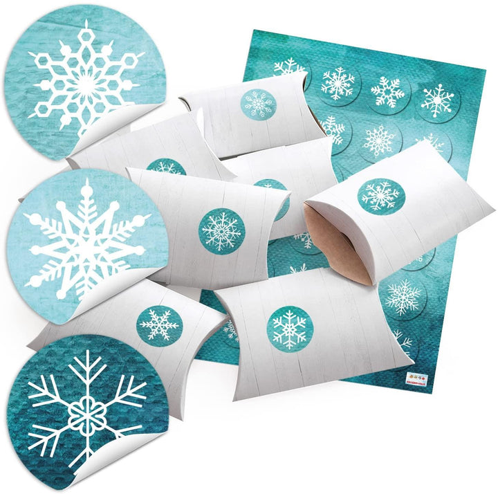 100 Stück kleine Geschenkboxen Geschenkschachtel in weißer Holz-Optik 14,5 x 10,5 + 3 cm als Verpackung für Gastgeschenke, Mitgebsel, give-aways, Kartons als Mini-Verpackung
