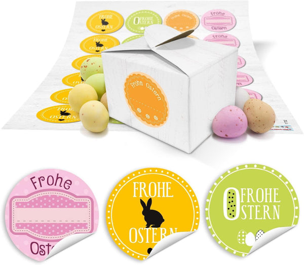 24 kleine weiße Geschenkboxen Geschenkverpackung Geschenkschachteln 8 x 6,5 x 5,5 + braun beige creme-farbene Aufkleber Text DANKE Spitze, Mini Schachteln für Gastgeschenke zum Befüllen