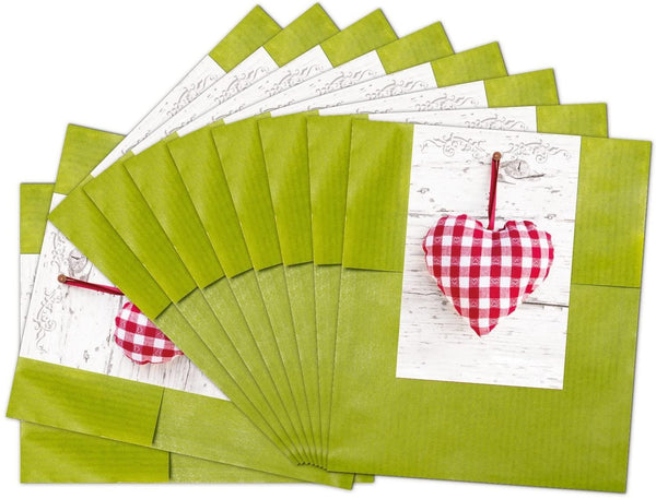 25 gold-farbene kleine Papiertüten Weihnachtstüten 13 x 18 cm + 25 rot schwarz weiße Santa Frohe Weihnachten Aufkleber 7 x 21 cm Geschenktüten give-away Verpackung Set Tüten Weihnachtsaufkleber