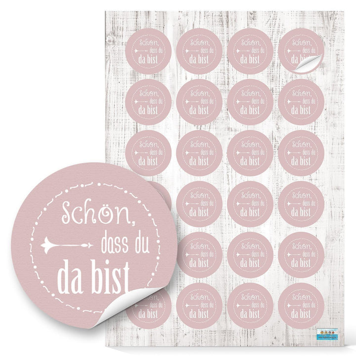 24 rote kleine Papier-Tüten Weihnachtstüten Geschenktüten (13 x 18 cm) + 24 Weihnachts-Aufkleber in grau rot weiß Frohe Weihnachten (14127) Geschenk-Verpackung für give-aways