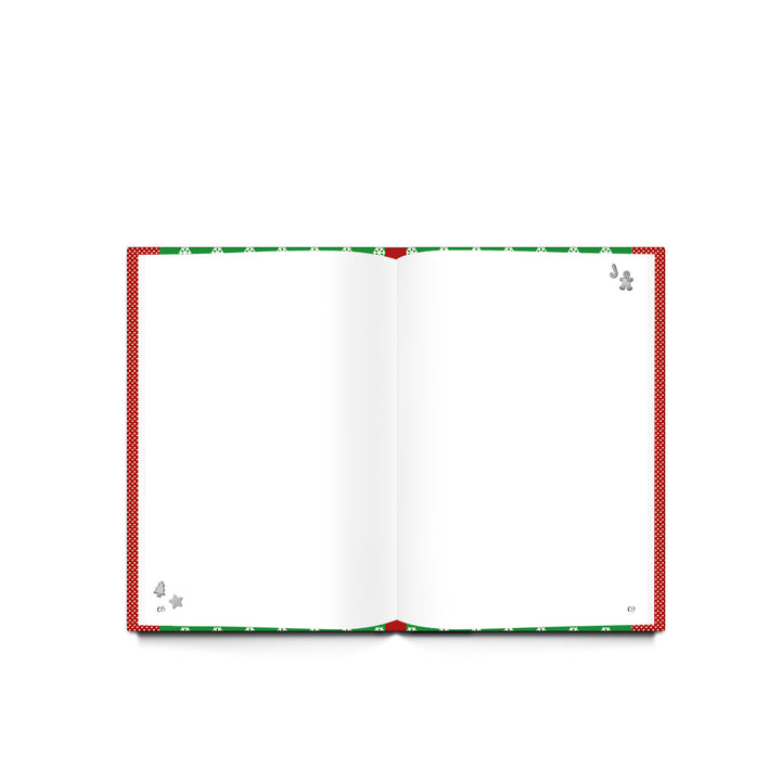 Leeres A5 Weihnachtsplätzchen Backbuch MEINE PLÄTZCHEN braun rot grün - Rezeptbuch weihnachtlich - Foto 3