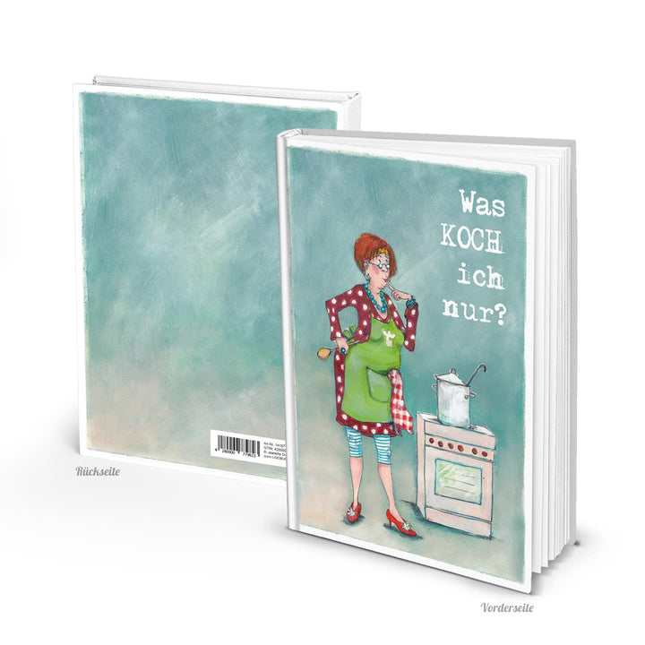 Kochbuch zum Selberschreiben DIN A4 WAS KOCH ICH NUR? - Buch für eigene Rezepte - Foto 1
