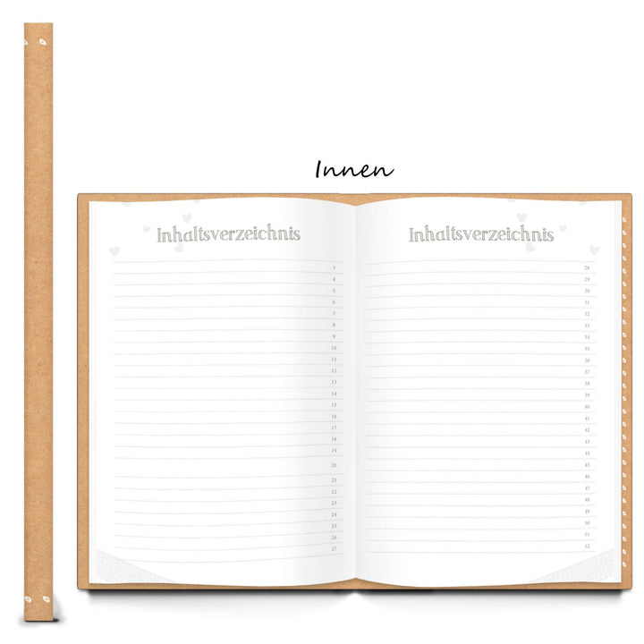 Rezeptbuch REZEPTE VON MAMA - DIN A4 leeres Buch zum Selberschreiben als Geschenk für Kinder - Familienrezepte - Foto 3