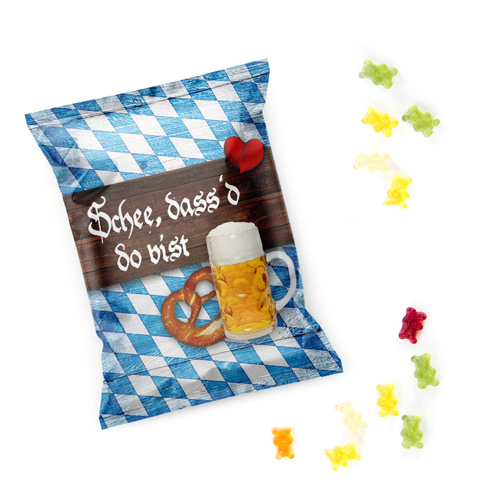 Rosa Sticker Schön, dass du da bist rund Ø 4 cm Kommunion Taufe 48 Aufkleber / 2 Bögen