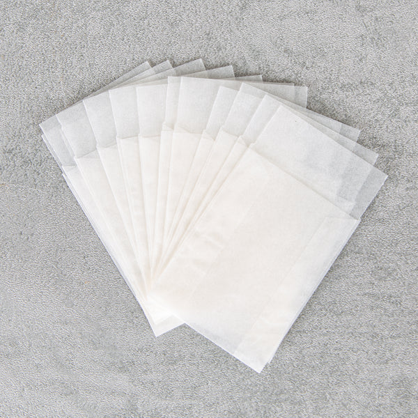 Mini Pergamin Flachbeutel leicht transparent Pergamintüten klein 4,5 x 6 cm 50 Stück