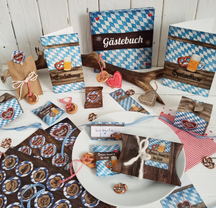 Braune Flachbeutel (11,5 x 16 cm) - Geschenktüten Verpackung 100 Stück