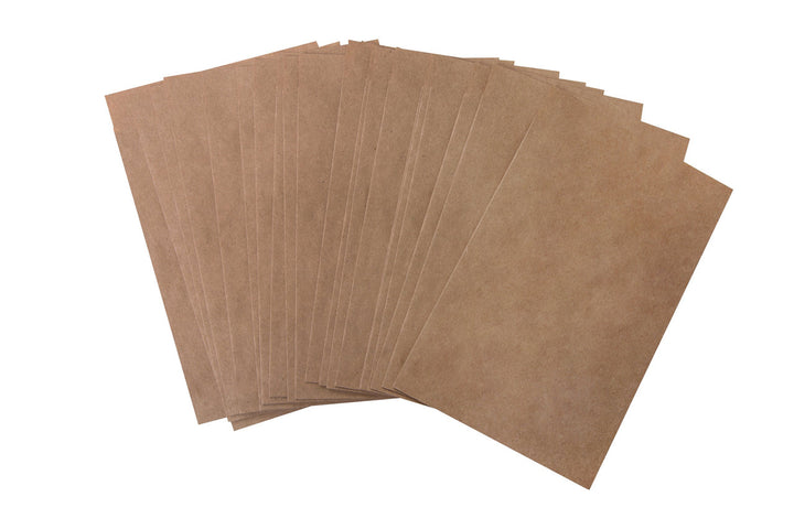Braune Flachbeutel  (16,2 x 23 cm) - zum Befüllen