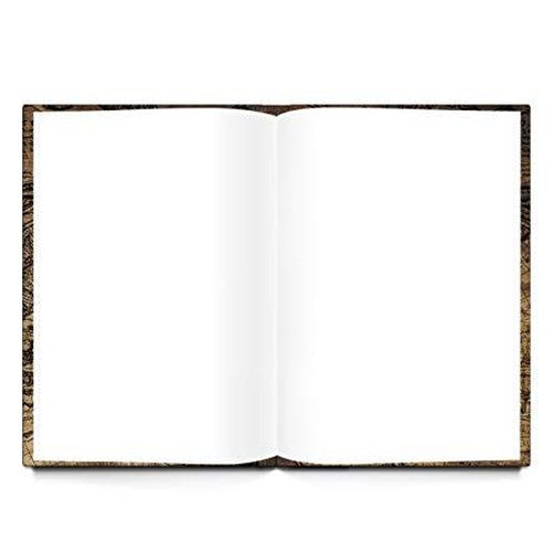 großes Vintage Notizbücher SET DIN A4 + A5 Weltkarte + Anker Motiv - 4 leere Bücher - Blanko zur freien Gestaltung Geschenk Geburtstag - Foto 3