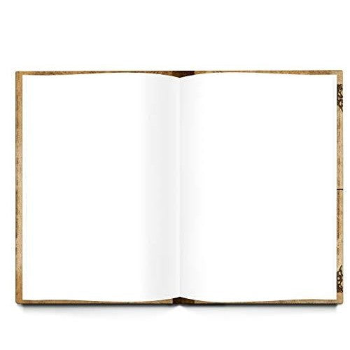 großes Vintage Notizbücher SET DIN A4 + A5 Weltkarte + Anker Motiv - 4 leere Bücher - Blanko zur freien Gestaltung Geschenk Geburtstag - Foto 5