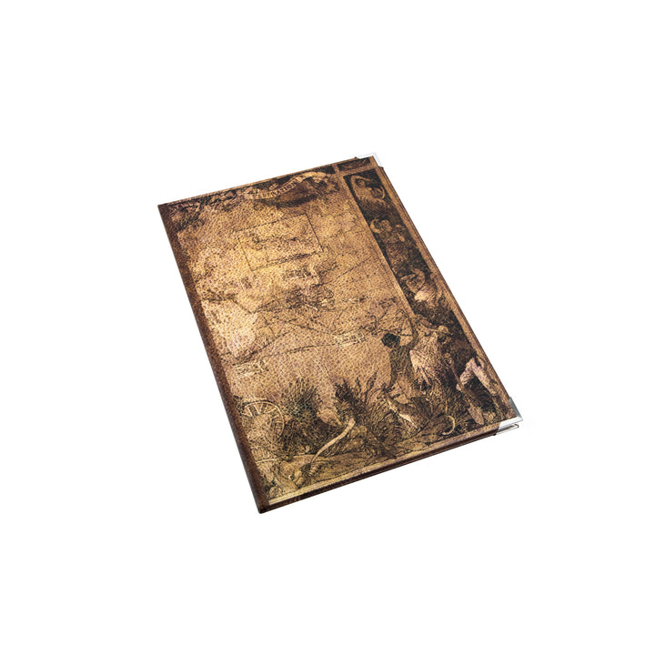 3 XXL Notizbücher DIN A4 Blanko + liniert - leere Bücher Vintage Nostalgie Look als Geschenk Tagebuch Skizzenbuch Malbuch Ideenbuch - Foto 14
