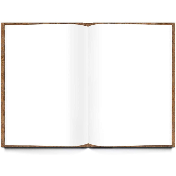 2 große XXL Blankobücher für Ideen Notizen Skizzen - Vintage Notizbücher DIN A4 beige braun rot - Geschenkset Geschenk Geburtstag - Foto 5