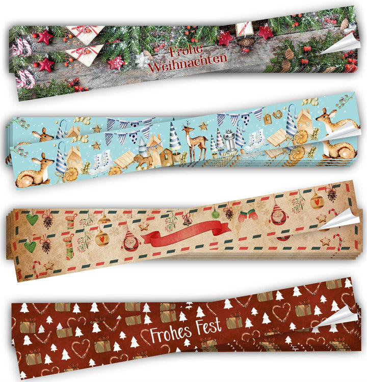 SET 3 x 24 Weihnachtsaufkleber Sticker Engel Schutzengel Frohe Weihnachten Etiketten 4 cm