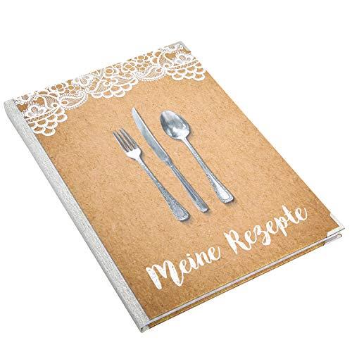 Rezeptbücher Set zum Selberschreiben & Gestalten DIN A4 Kochbücher leer