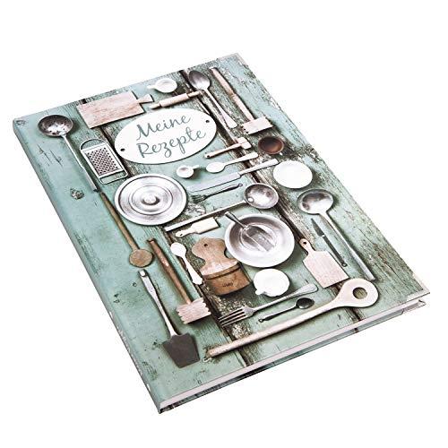 Rezeptbücher SET - DIY Kochbuch zum Selbst Schreiben DIN A4 + A5 - Geschenkbuch Geschenkset für Hobbyköche - eigene Rezepte aufschreiben - Foto 2