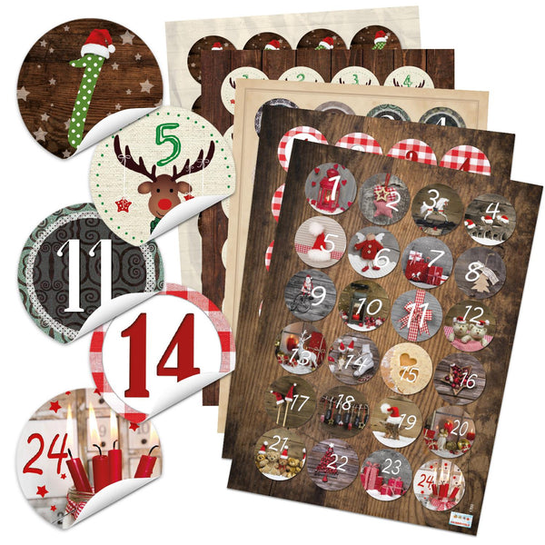 Logbuch-Verlag 25 Geschenkaufkleber SCHÖN DASS ES DICH GIBT beige rot floral - Aufkleber Banderolen 5 x 14,8 cm Verpackung Verzierung