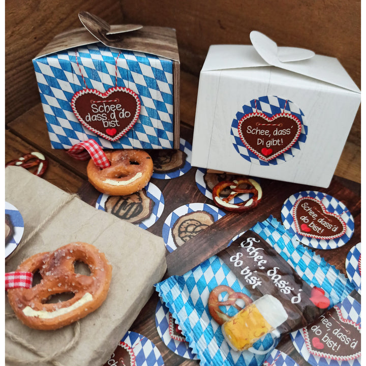 Adventskalenderzahlen Aufkleber Set 5 x 24 Zahlenaufkleber