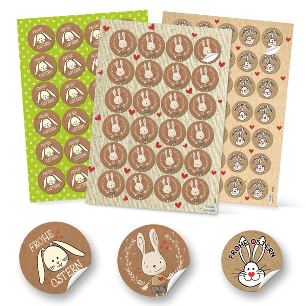 Logbuch-Verlag 50 weiße Aufkleber Sticker FROHE WEIHNACHTEN Rentier Hirsch rot schwarz 5 x 14,8 cm Verpackung Geschenke Papiertüten weihnachtlich