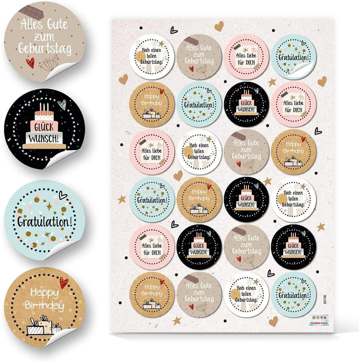 83 Aufkleber mit christlichen Motiven - Geschenkaufkleber Taufe