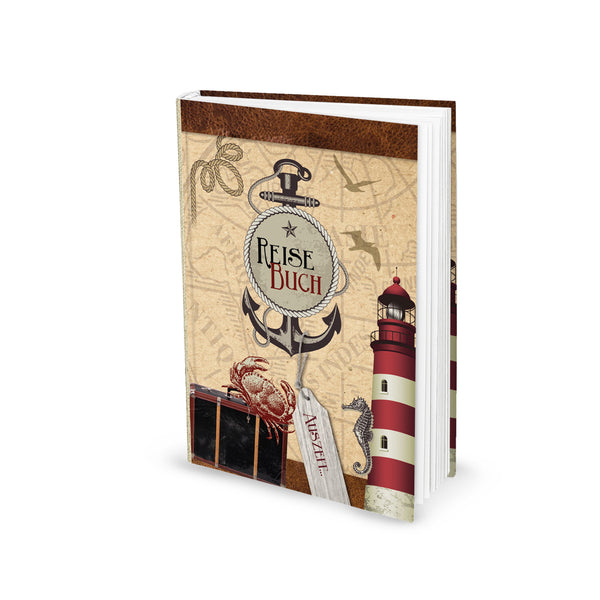 Reisebuch Hardcover, A5 : Zum festhalten von Erlebnissen, Auflügen, Tipps und Erinnerungen - Foto 1